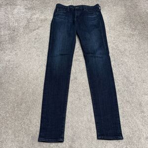 AG Adriano Goldschmied Farrah High Rise Skinny Denim Jeans Women 27R Blue Casual